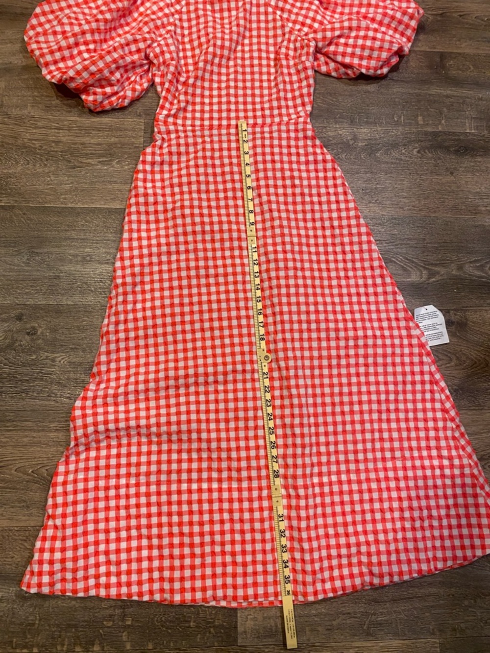 ASOS Red and White Gingham Dress - Picture 8 of 8